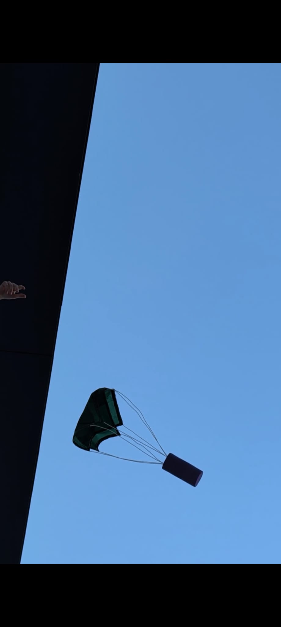 CanSat beim Falltest