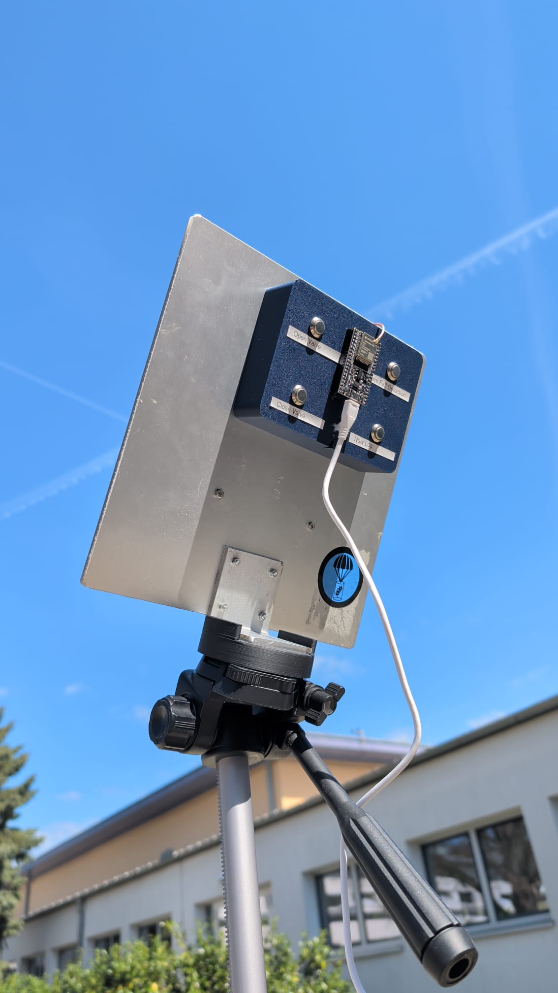 Bodenstation von hinten